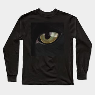 Eye spy a black cat Long Sleeve T-Shirt